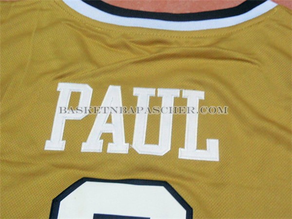 Maillot NCAA Wake Forest Demon Deacons Chris Paul Dorado